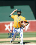 AUTOGRAPHED EDWARD MUJICA 8X10 Oakland A's Photo