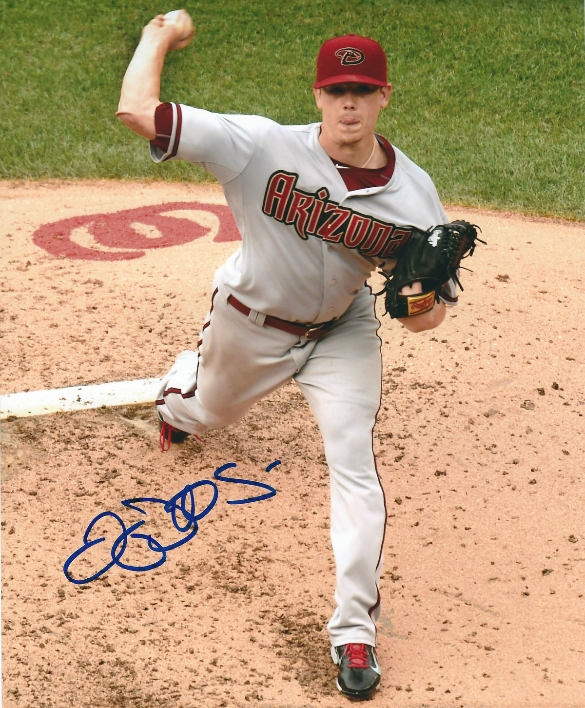 Autographed JEREMY HELLICKSON 8X10 Arizona Diamondbacks Photo
