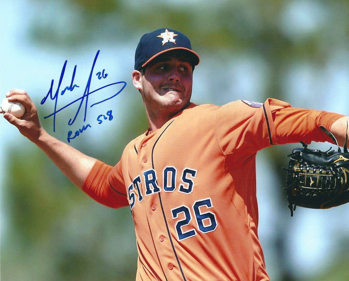 AUTOGRAPHED MARK APPEL 8X10 Houston Astros Photo