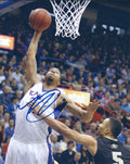 Autographed MARKIEFF MORRIS Kansas Jayhawks 8x10 Photo