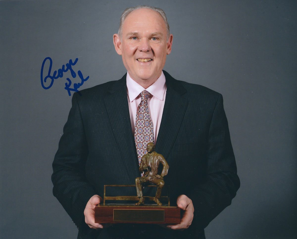 Autographed GEORGE KARL 8X10 Sacramento Kings Photo