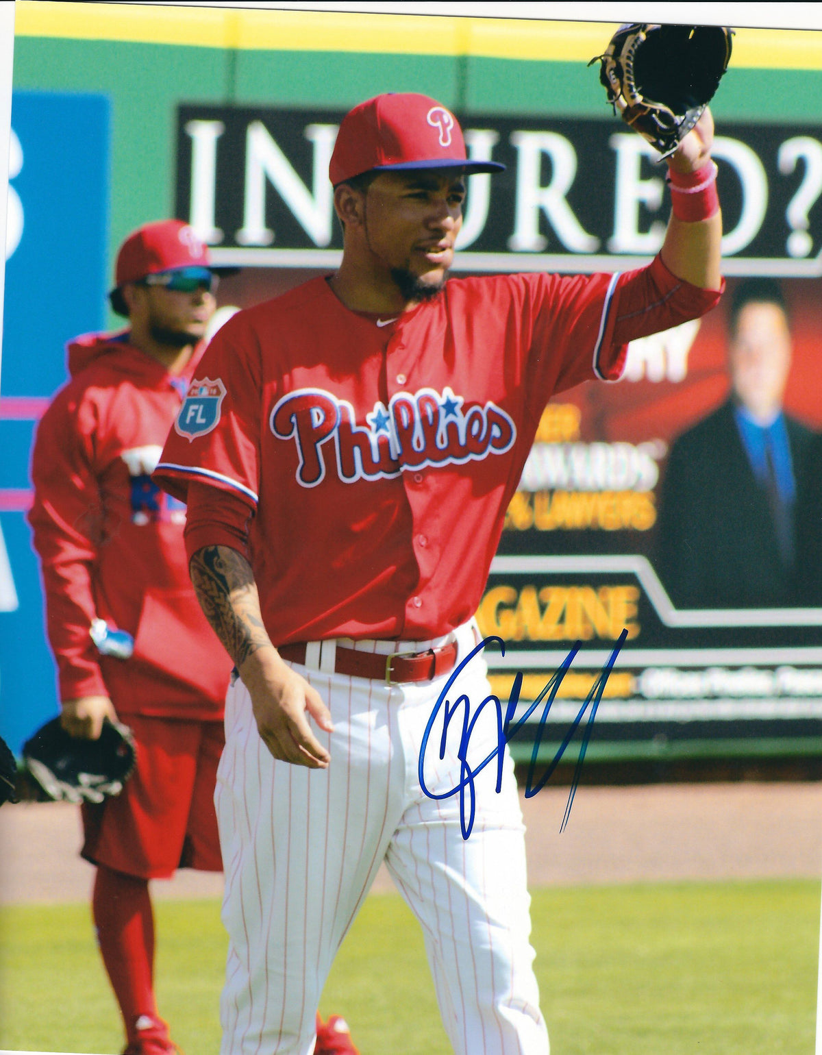 AUTOGRAPHED J.P. CRAWFORD 8X10 Philadelphia Phillies Photo
