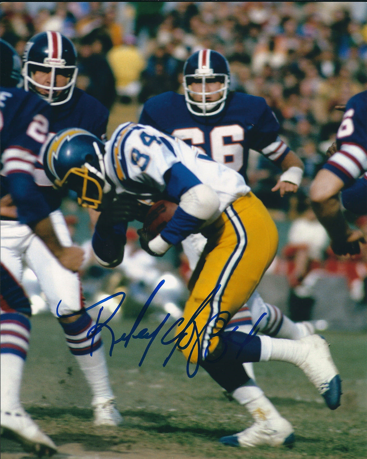 Autographed RICKEY YOUNG 8X10 San Diego Chargers Photo
