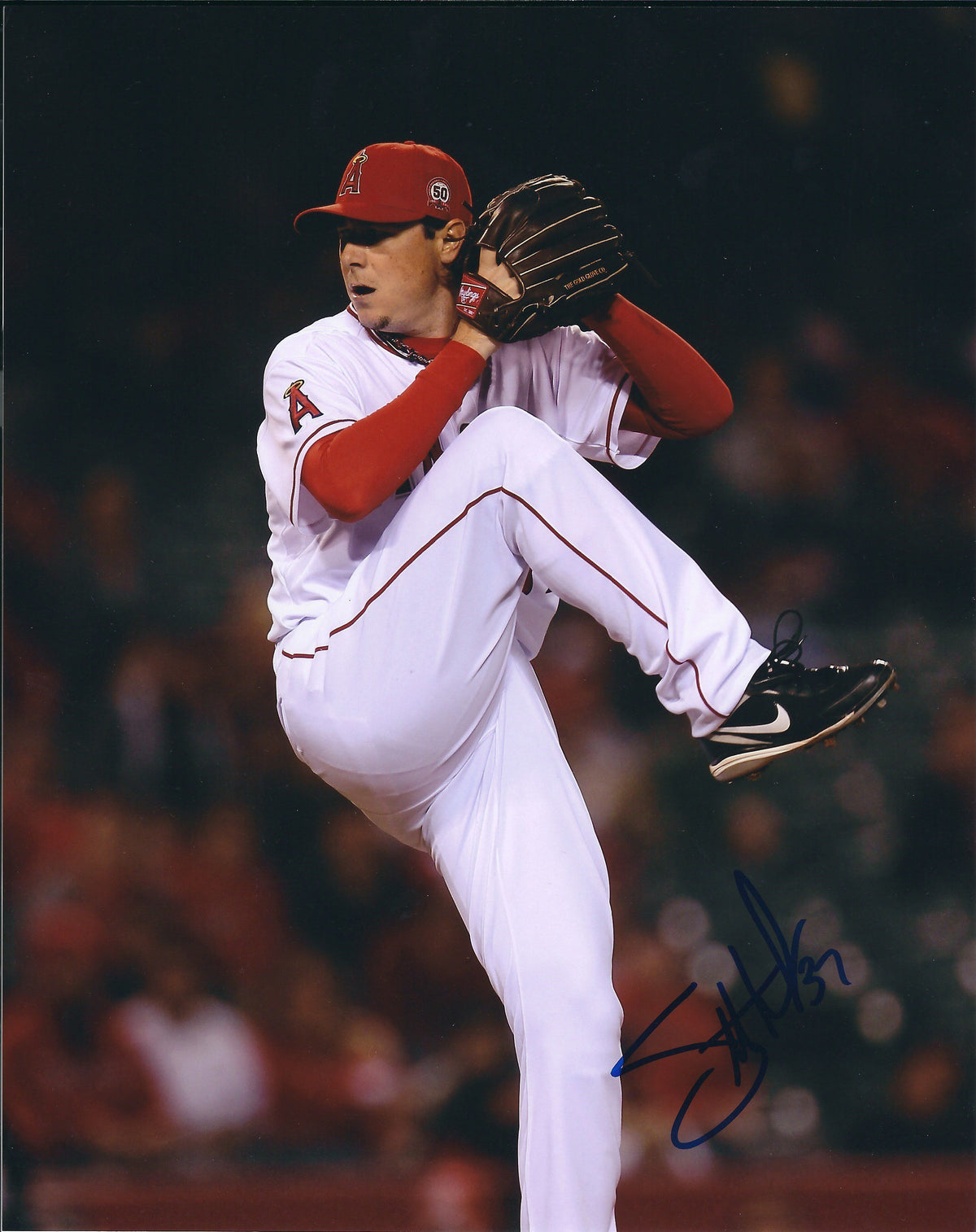 AUTOGRAPHED SCOTT DOWNS 8X10  photo Angels
