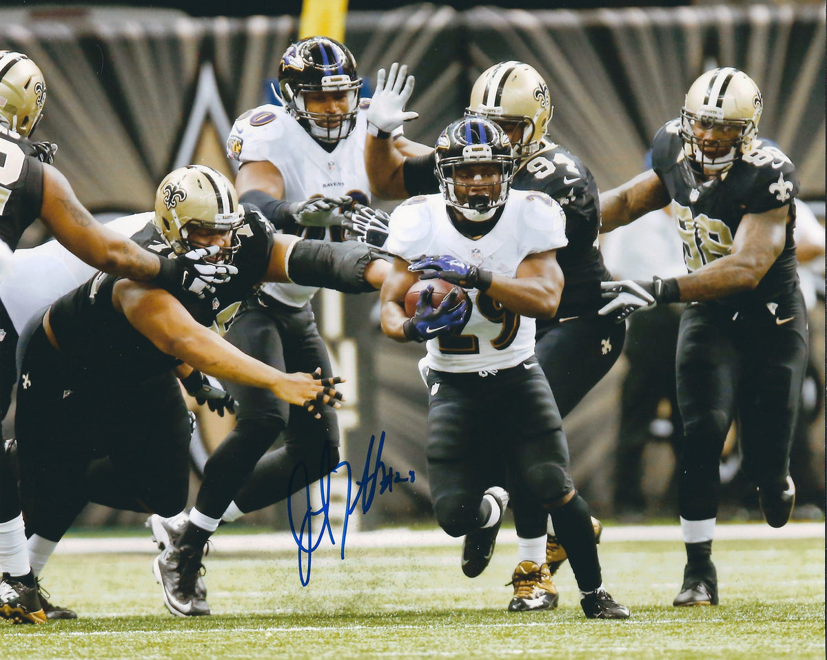Autographed  JUSTIN FORSETT 8X10 Baltimore Ravens Photo