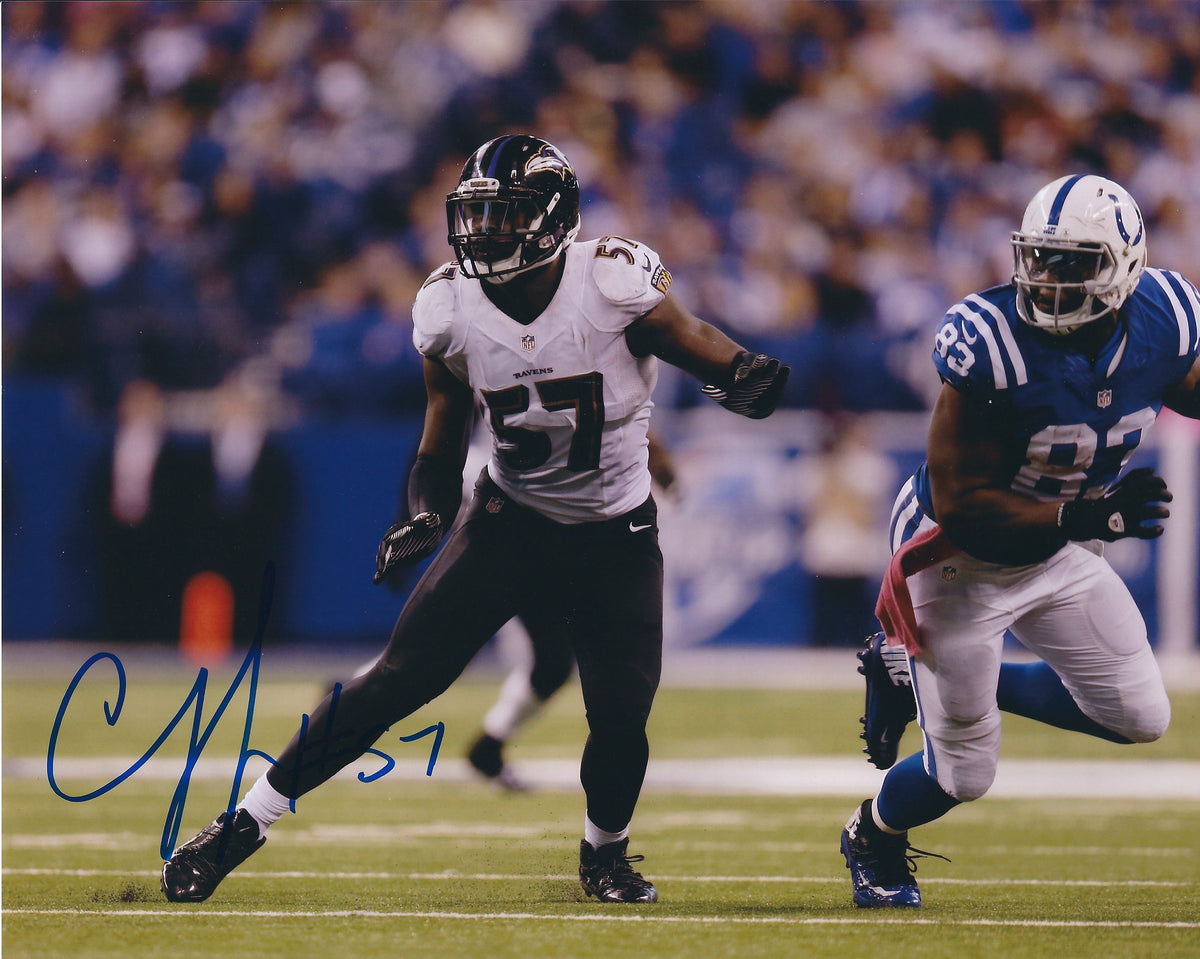 Autographed C.J. MOSLEY 8X10 Baltimore Ravens Photo