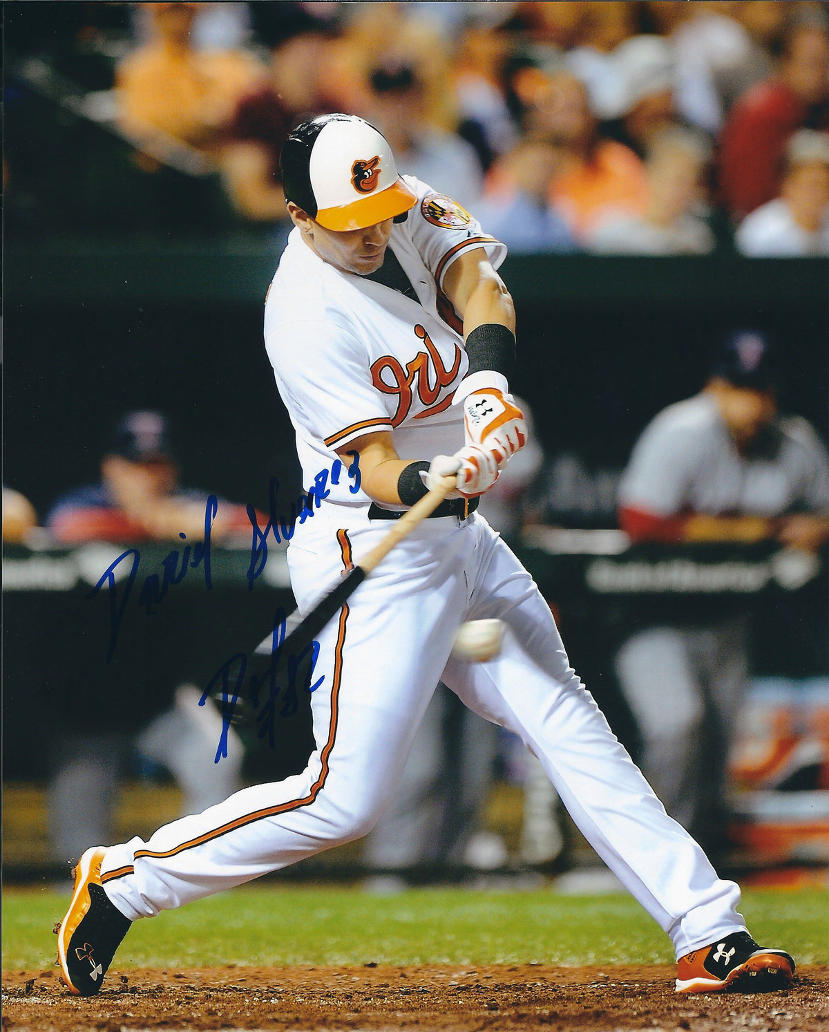 AUTOGRAPHED DARIEL ALVAREZ  8X10 Baltimore Orioles Photo