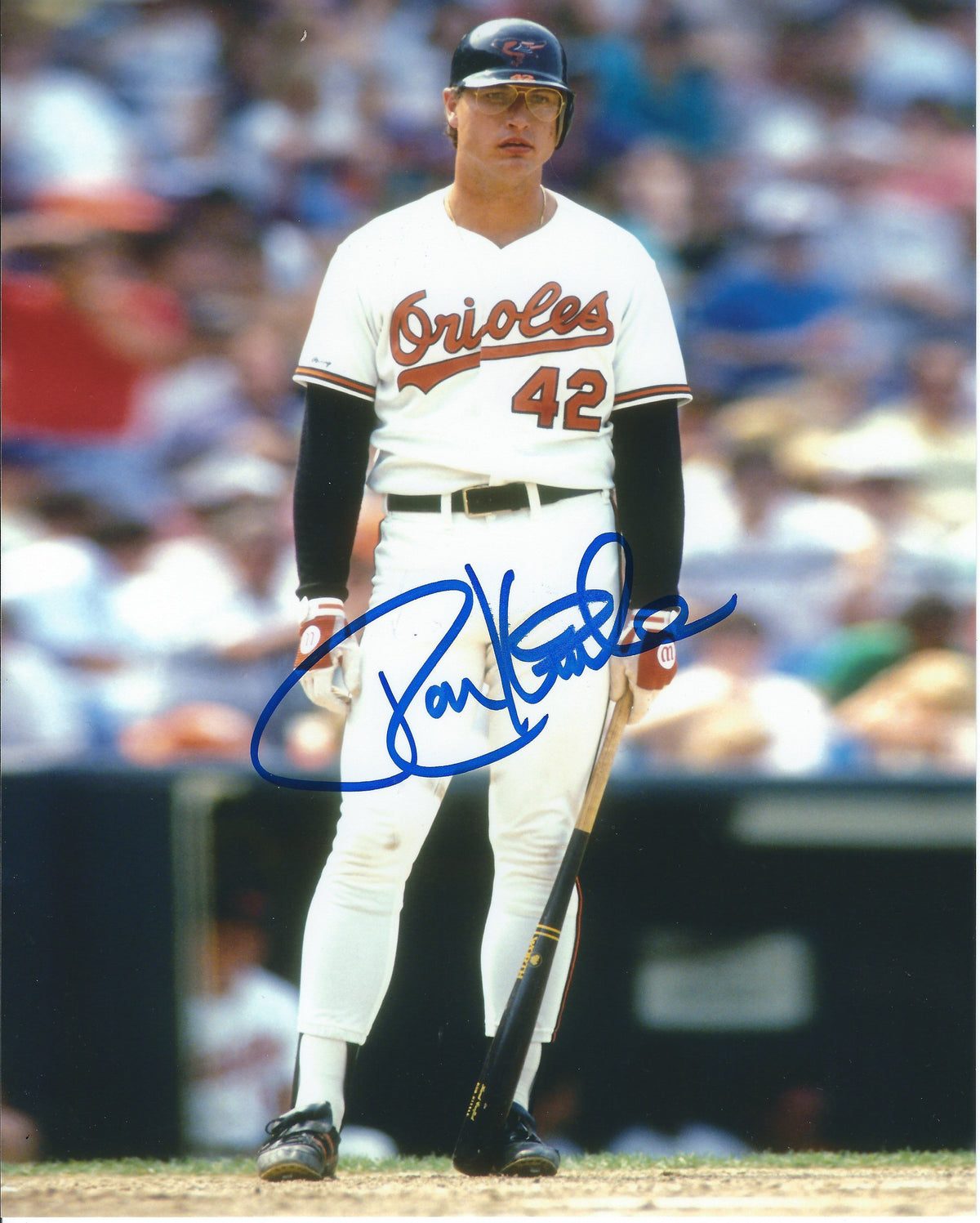 AUTOGRAPHED RON KITTLE 8X10 Baltimore Orioles Photo