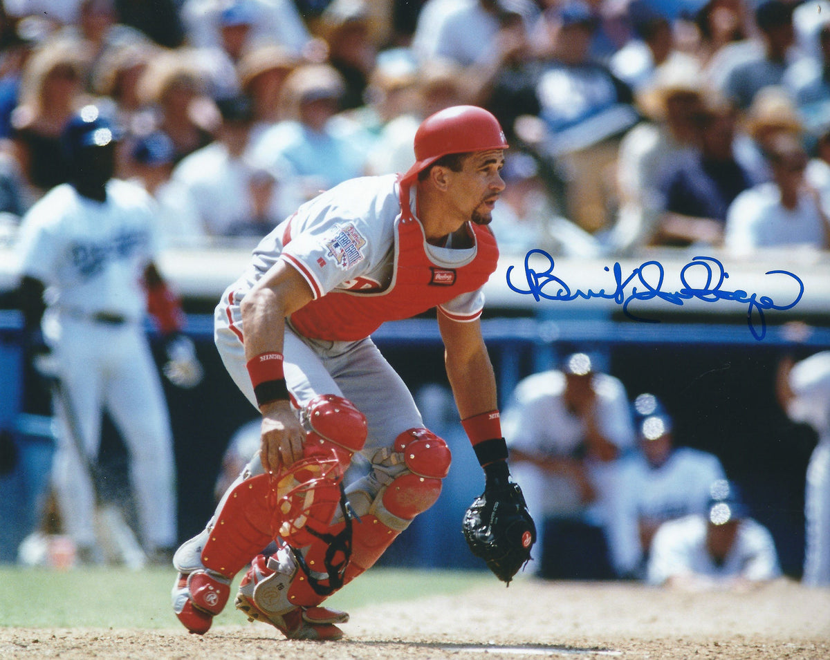 AUTOGRAPHED BENITO SANTIAGO 8X10 Philadelphia Phillies Photo