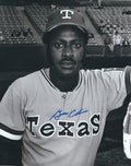 AUTOGRAPHED GENE CLINES 8X10 Texas Rangers Photo