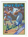 Autographed GENE GARBER 1988 Topps Card