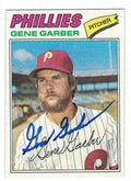 Autographed GENE GARBER 1977 Topps Card