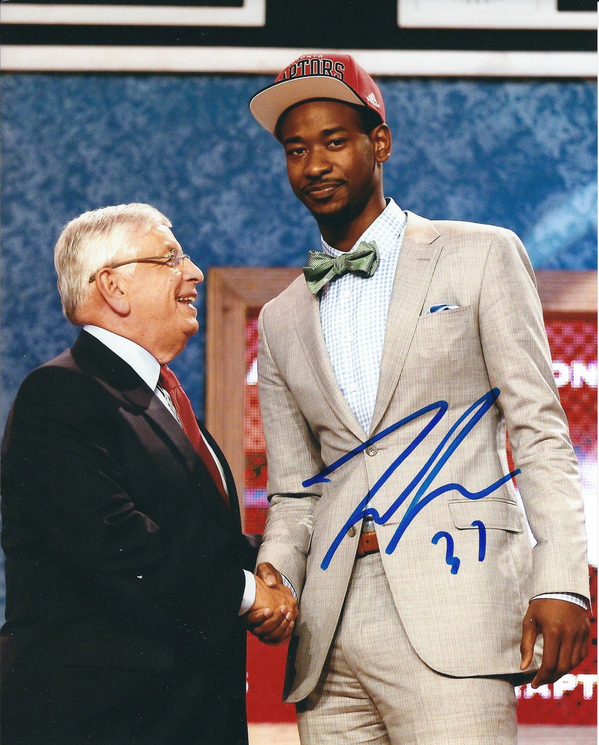 Autographed TERRENCE ROSS 8X10 Toronto Raptors photo