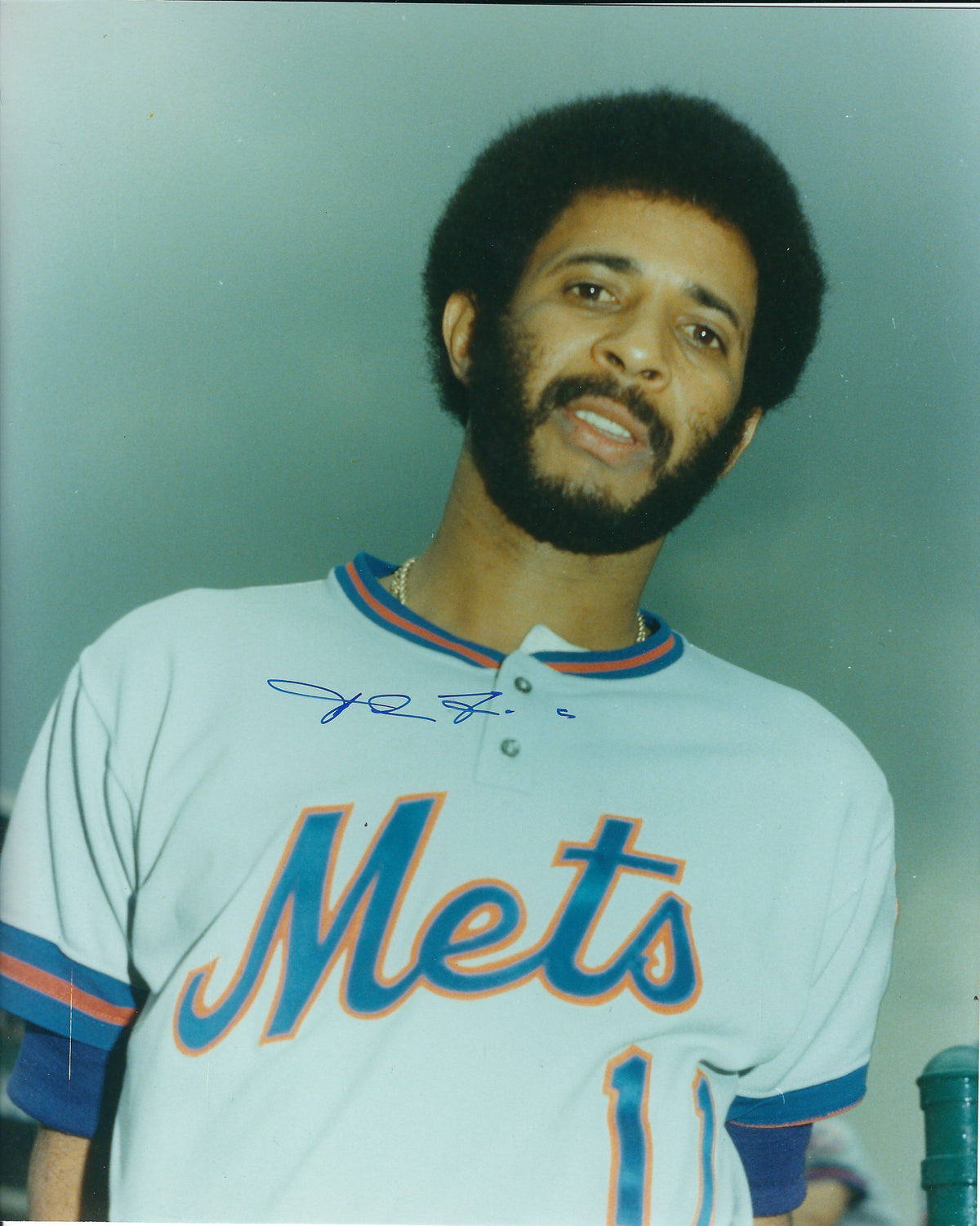 AUTOGRAPHED FRANK TAVERAS 8X10 New York Mets photo