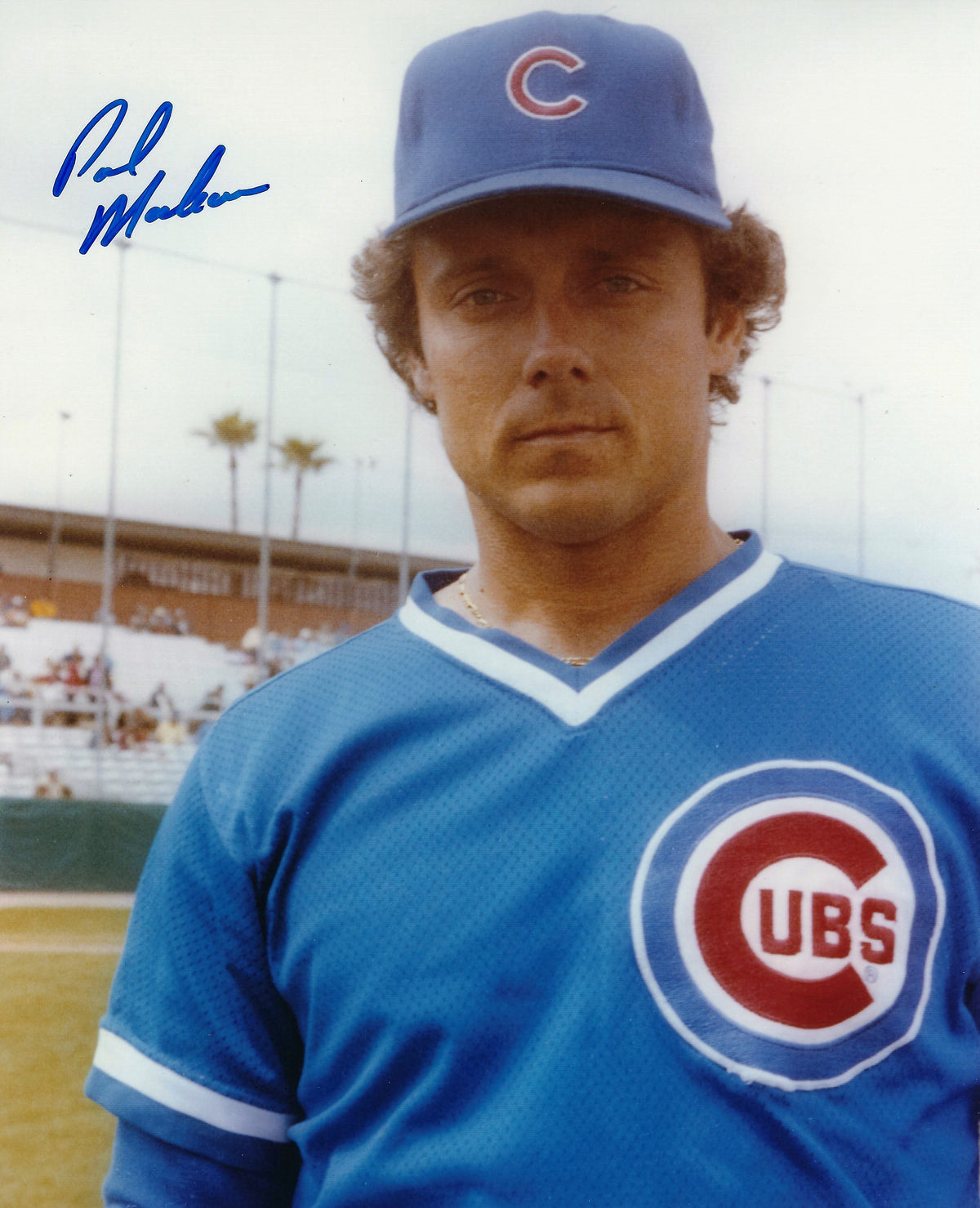 Autographed PAUL MOSKAU Chicago Cubs 8x10 Photo - COA