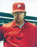 Autographed RON REED Philadelphia Phillies 8x10 Photo - COA
