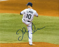 Autographed JAKE ELMORE 8X10 Tampa Bay Rays Photo.