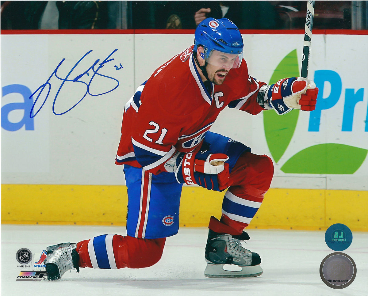 Autographed BRIAN GIONTA 8X10 Montreal Canadiens Photo