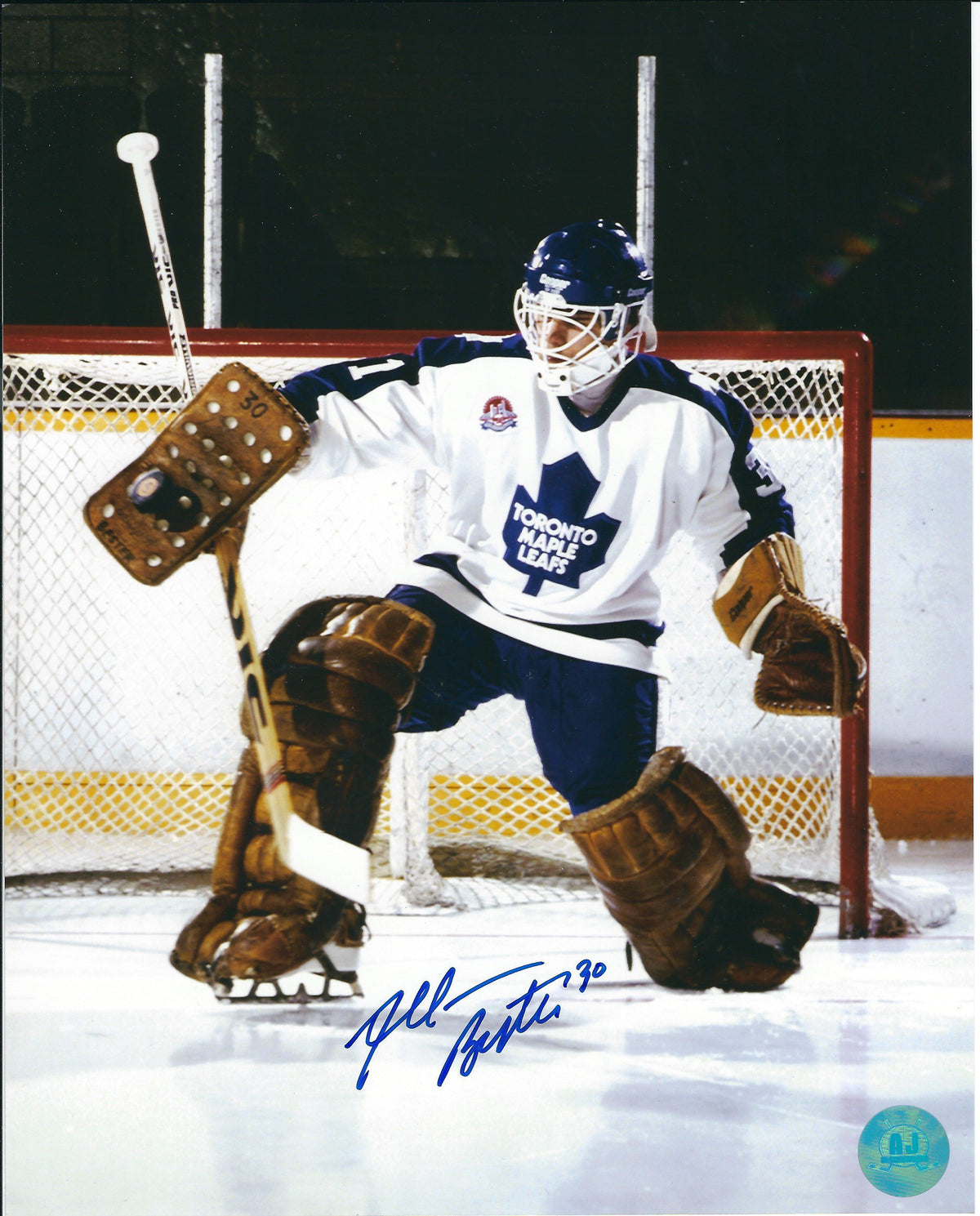 Autographed ALLAN BESTER 8x10 Toronto Maple Leafs  photo
