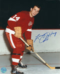 Autographed LARRY JEFFREY 8X10 Detroit Red Wings Photo