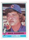 Autographed MIKE GARMAN 1976 Topps Card