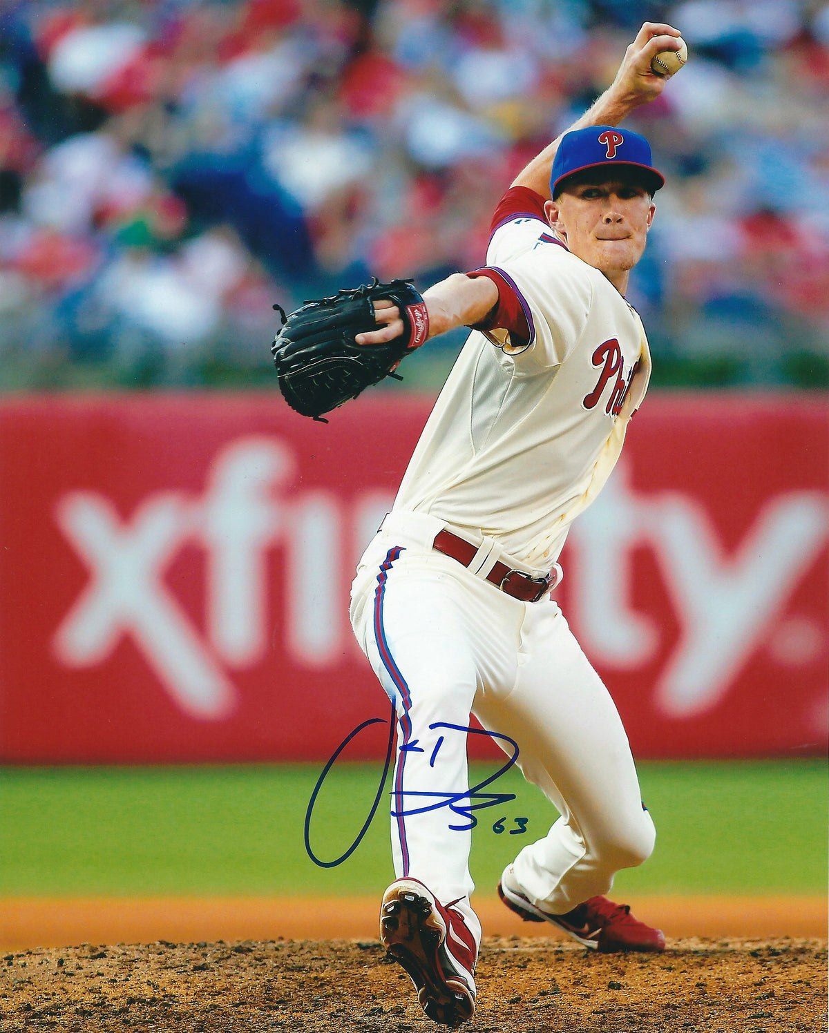 AUTOGRAPHED JAKE DIEKMAN 8X10 Philadelphia Phillies Photo