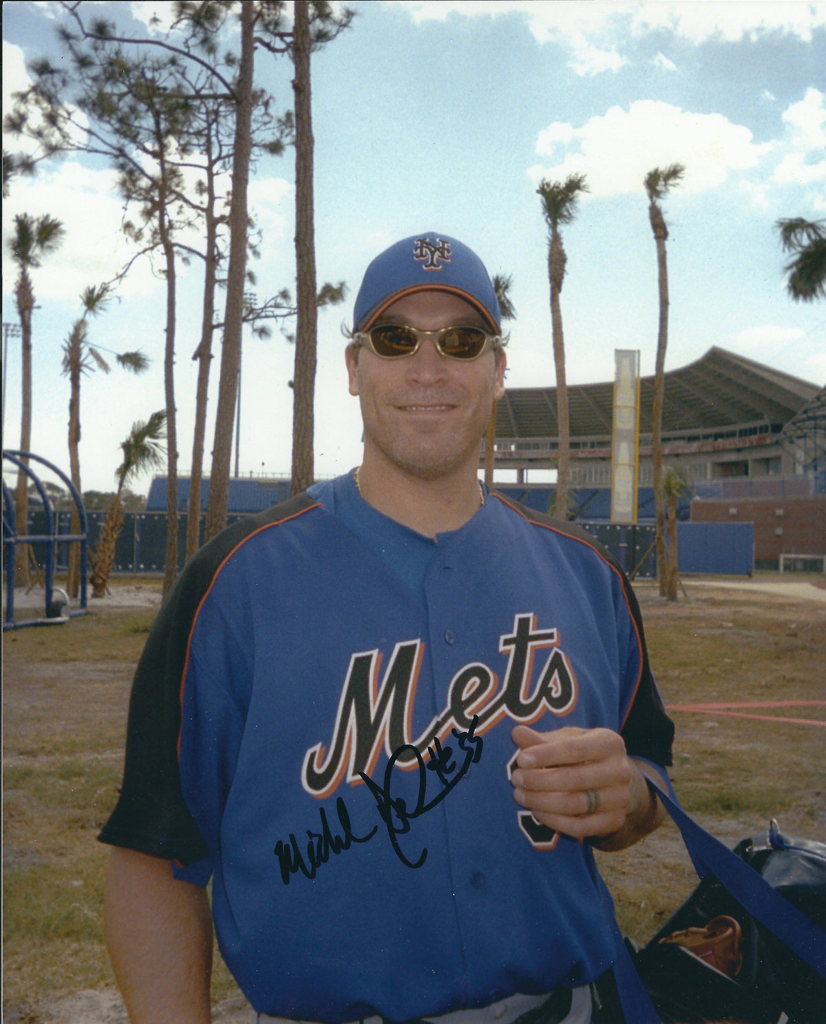 AUTOGRAPHED MIKE DEJEAN 8X10 New York Mets photo