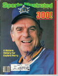 Autographed Gaylord Perry Seattle Mariners Sports Illustrated Magazine 5/17/82