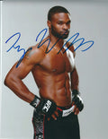 Autographed Tyron Woodley UFC MMA 8x10 Photo- UFC 201 Champion