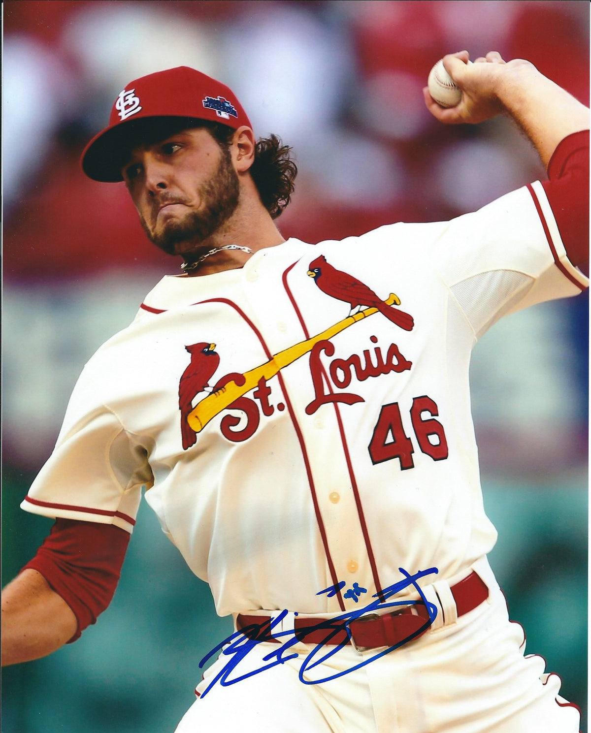 AUTOGRAPHED KEVIN SIEGRIST 8X10 St. Louis Cardinals photo