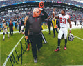 Autographed MIKE SMITH 8X10 Atlanta Falcons photo