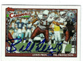 Autographed 1991 TOPPS Bill Lewis Phoenix Cardinals Card #649 w/COA