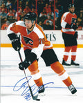 Autographed Chris VandeVelde 8X10 Philadelphia Flyers Photo