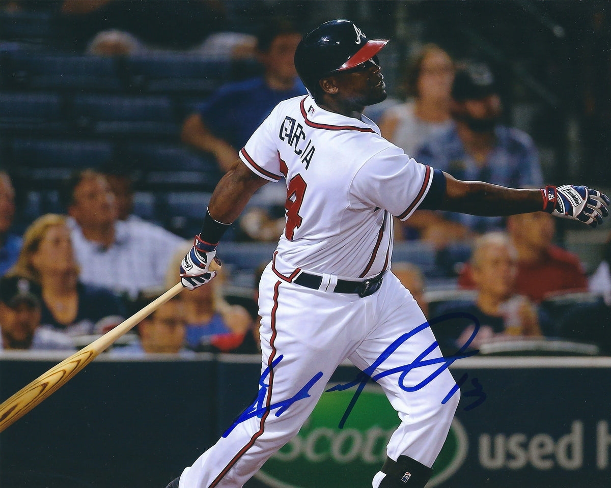 AUTOGRAPHED ADONIS GARCIA 8X10 Atlanta Braves photo