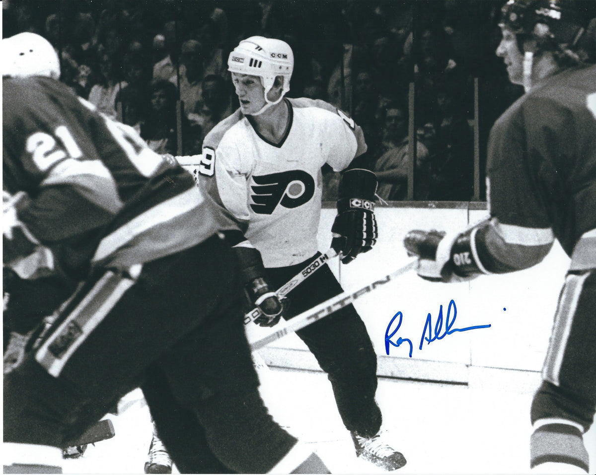 Autographed RAY ALLISON 8X10 Philadelphia Flyers Photo