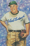 Autographed Weeb Ewbank Goal Line Art Card