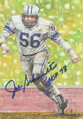 Autographed Joe Schmidt Goal Line Art Card