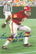 Autographed Emmitt Thomas Goal Line Art Card