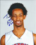 Autographed TREY FREEMAN  8X10 Detroit Pistons Photo