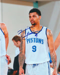 Autographed MICHAEL GBINIJE  8X10 Detroit Pistons Photo