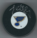 Autographed TOM TILLEY St, Louis Blues Hockey Puck