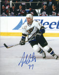 Autographed ADAM OATES 8X10 Washington Capitals photo.