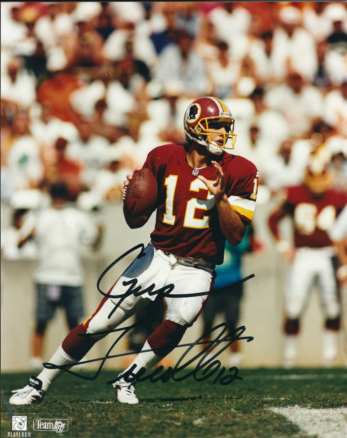 Autographed GUS FREROTTE 8x10 Washington Redskins Photo