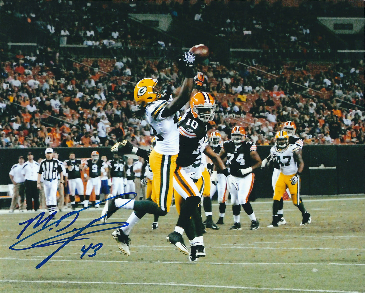 Autographed M.D. JENNINGS 8X10 Green Bay Packers Photo