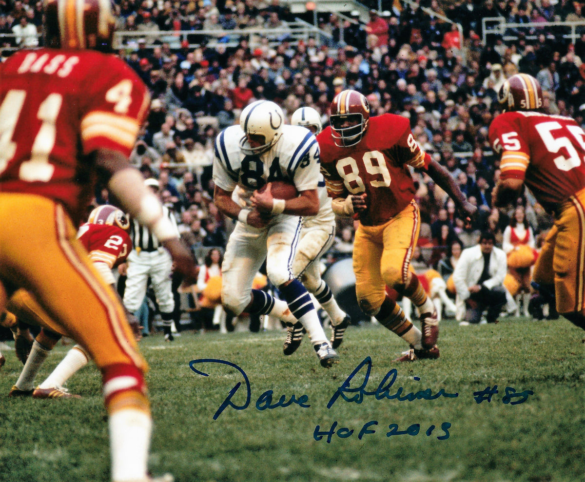 Autographed Dave Robinson 8X10 photo Washington Redskins with COA