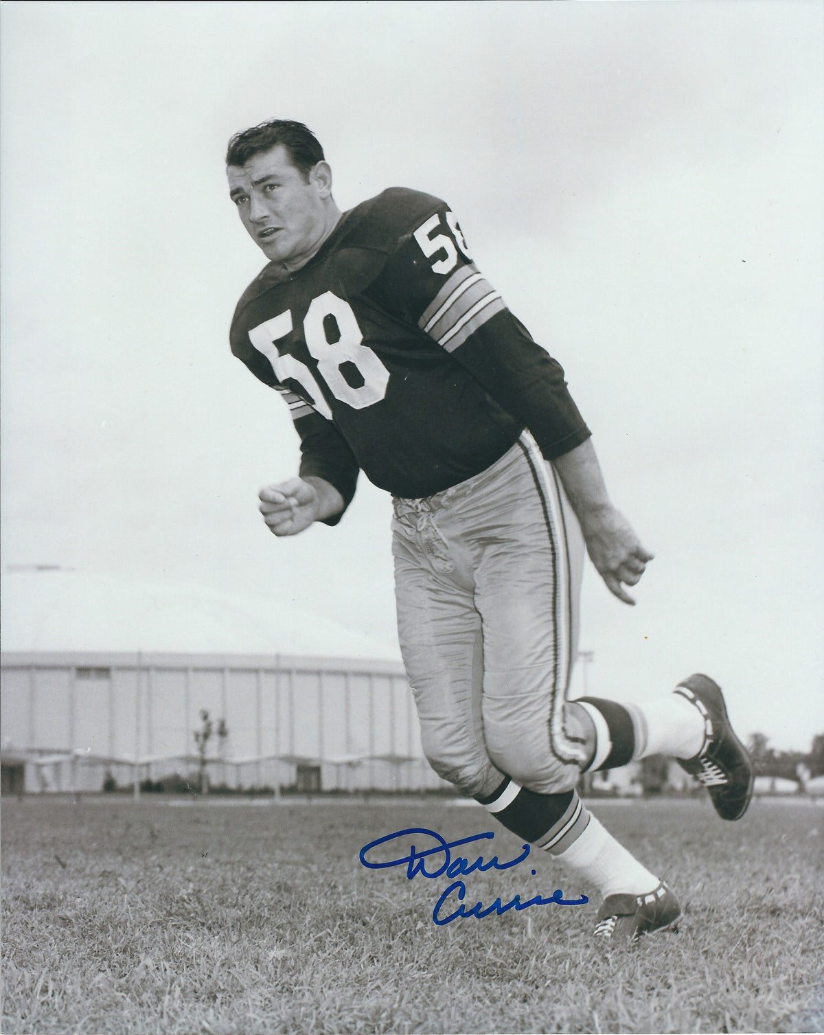 Autographed DAN CURRIE 8X10 Green Bay Packers Photo