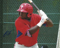 AUTOGRAPHED CORNELIUS RANDOLPH 8X10 Philadelphia Phillies Photo
