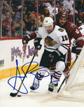 Autographed ANDREW BRUNETTE 8X10 Chicago Blackhawks Photo