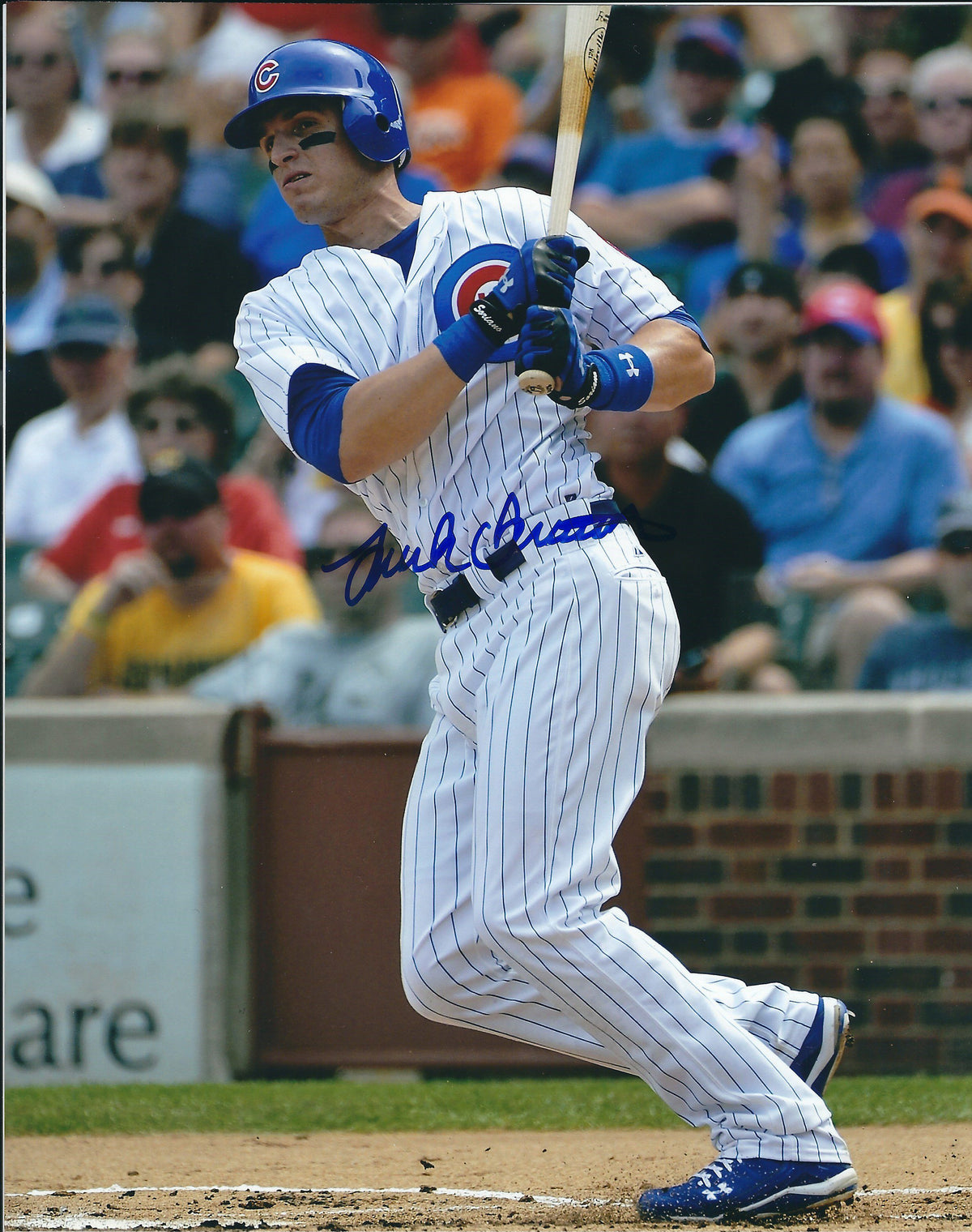 AUTOGRAPHED JOSH VITTERS 8X10 Chicago Cubs Photo
