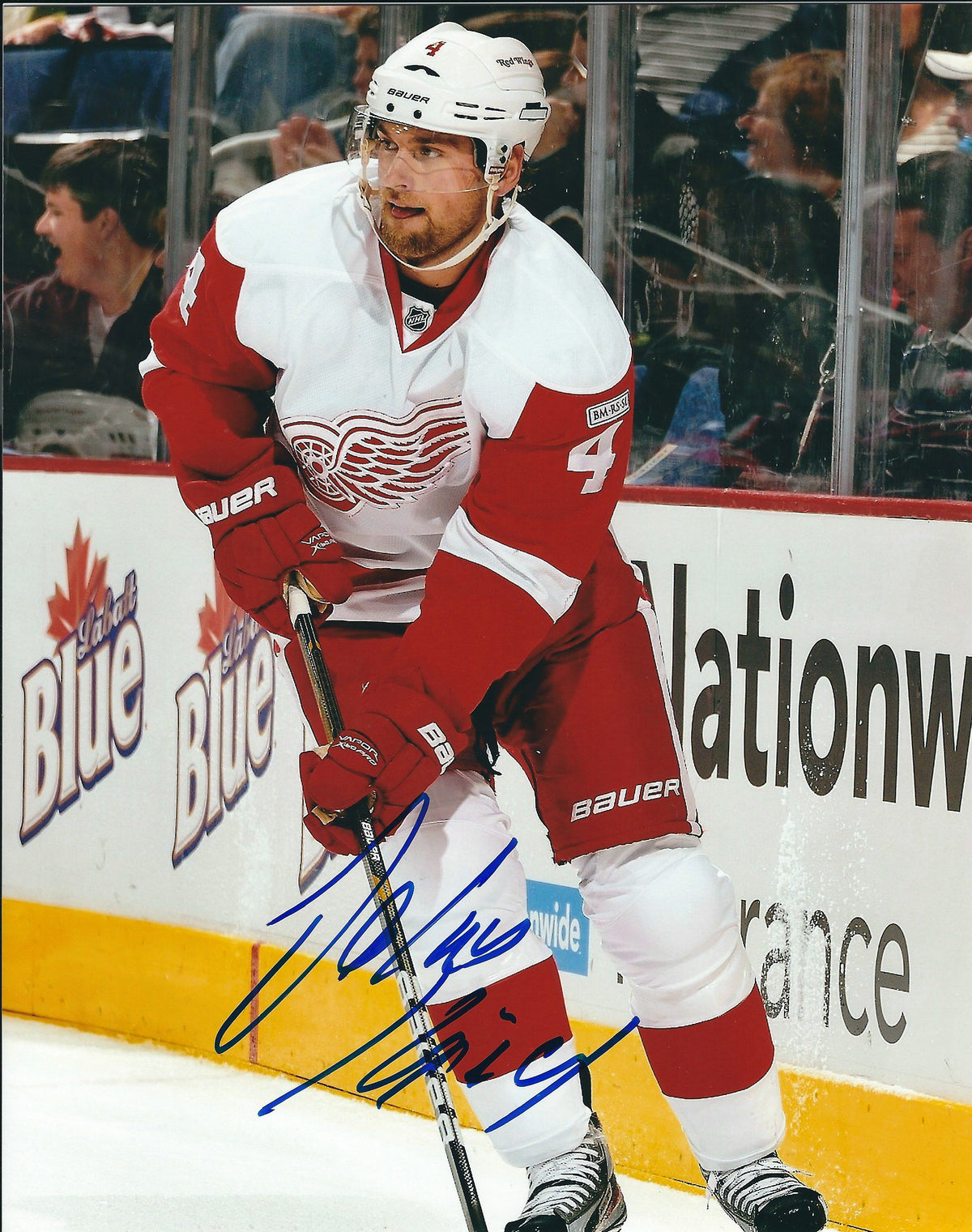 Autographed JAKUB KINDL 8X10 Detroit Red Wings Photo